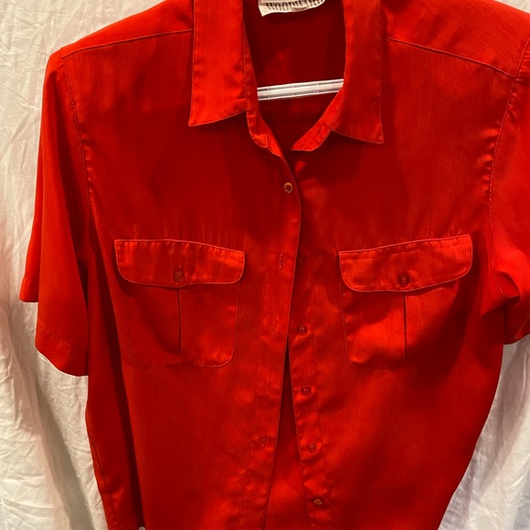 Vintage red button up - Picture 1 of 4